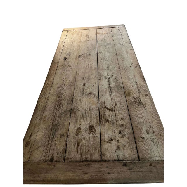 French Weathered Oak Dining Table For Sale In New York - Image 6 of 6