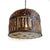 Vintage Farmhouse Industrial Iron Basket Cage Pendant Light For Sale - Image 4 of 8