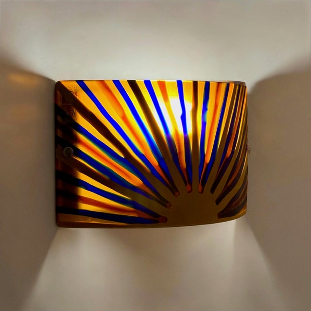 Vintage Murano Glass Wall Light by Futura T&B, Italy, 2000s For Sale - Image 9 of 15