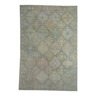 Turkish Oushak Rug 8'7" x 12'5" #18659 For Sale