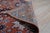10x14 Lush Rustic Coral Traditional Geometric Hand Knotted Wool Carpet Rug For Sale - Image 4 of 8