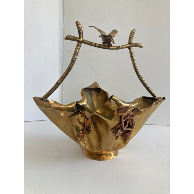 French Early 20th Century Art Nouveau Gilt Bronze Chinoiserie Centerpiece For Sale In Los Angeles - Image 6 of 11