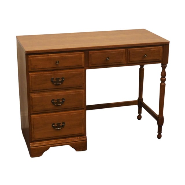 KLING Solid Hard Rock Maple Early American Colonial Style 40" Student Writing Desk 304552P Has a Formica top. 30.5" High...