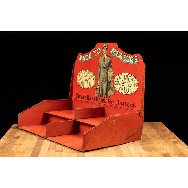 American Antique Kahn Bros. Point-of-Sale Garment Display For Sale - Image 3 of 10