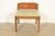 A gorgeous antique Art Deco style vanity bench or stool USA, Circa 1920s Carved walnut, with upholstered seat. Measures:...