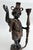 Mid-20th C Venetian-Style Moorish Figural Bronze Candlesticks - A Pair For Sale - Image 9 of 10