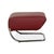 Set of Leather Jolly Armchair and Ottoman in Red Wine from Wittmann For Sale - Image 9 of 12