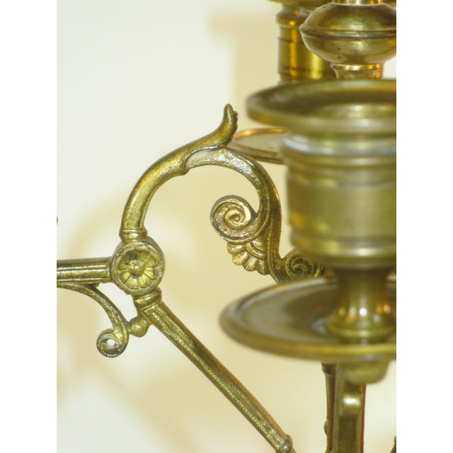 Antique Bronze Candelabras Neoclassical French Urn Grand Tour, Greek Kye 5-Light Candlesticks For Sale - Image 13 of 18