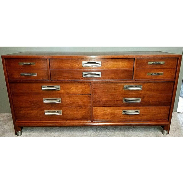 Vintage Willett Fine Furniture Mid Century Modern Solid Cherry Dresser Chairish