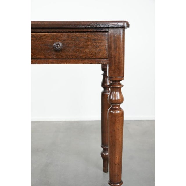 Brown Antique English Hallway Side Table, Late 19th Century For Sale - Image 8 of 13