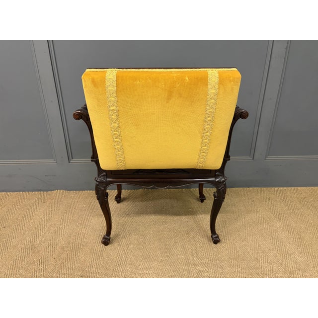 Antique Mahogany Piano Stool, 1895 For Sale - Image 15 of 16