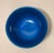 Traditional Vintage Silverplate and Blue Enameled Bowl For Sale - Image 3 of 7