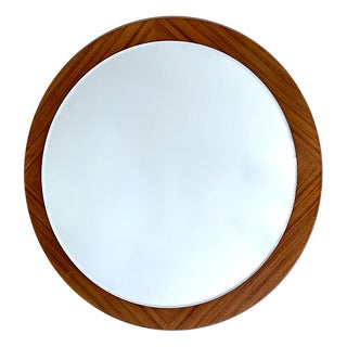 Large Scandinavian Mirror in Teak, 1960s For Sale
