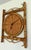 Vintage Tortoise Rattan Bamboo Wall Clock For Sale - Image 4 of 6