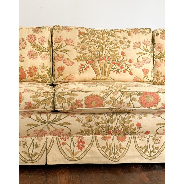 Vintage Floral Sofa For Sale - Image 4 of 18