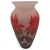 Ruby Red Large Degué French Art Deco Acid-Etched Cameo Glass Vase With Ruby Red Floral Overlay, Circa 1925 For Sale - Image 8 of 10