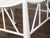 Pair of Vintage English Egyptian Revival White Thebes Stools with Curving Seats For Sale - Image 12 of 12