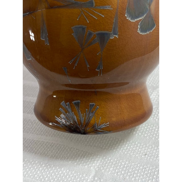 Lana K Williams Studio Art Pottery Vase Crystalline Glazed For Sale - Image 9 of 9