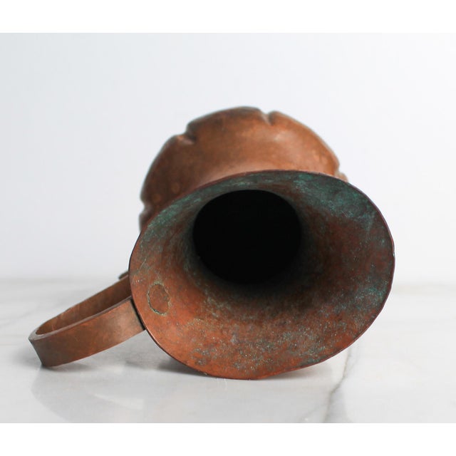 Vintage Copper Water Pitcher For Sale - Image 9 of 9