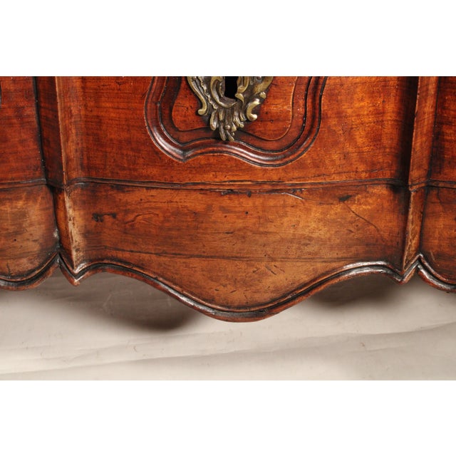 Brown Louis XV Provincial Walnut Chest of Drawers For Sale - Image 8 of 13