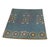 Large Handmade South African Ceramic Platter – Teal and Ochre Slip-Dot Floral Square Plate For Sale - Image 4 of 11
