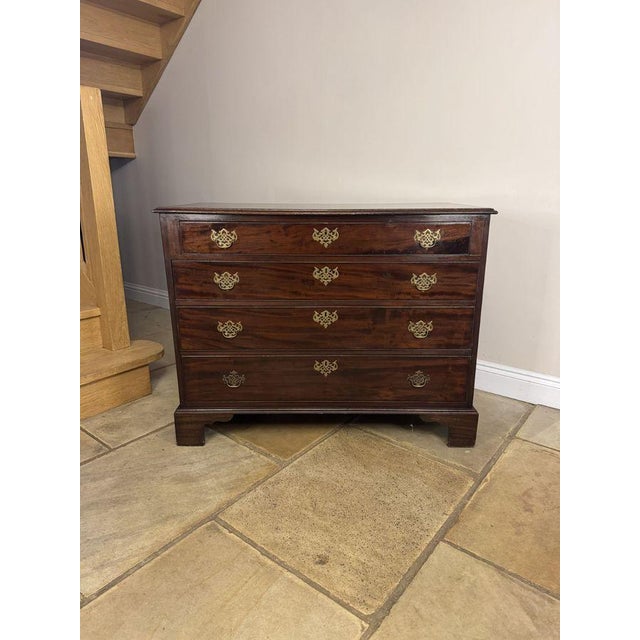 Antique George III Mahogany Gentlemans Chest, 1800s For Sale - Image 4 of 9