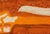 Mid-Century Modern Vintage Swedish Rya Rug With Modern Design in Burnt Orange, Cream and Orange For Sale - Image 3 of 10