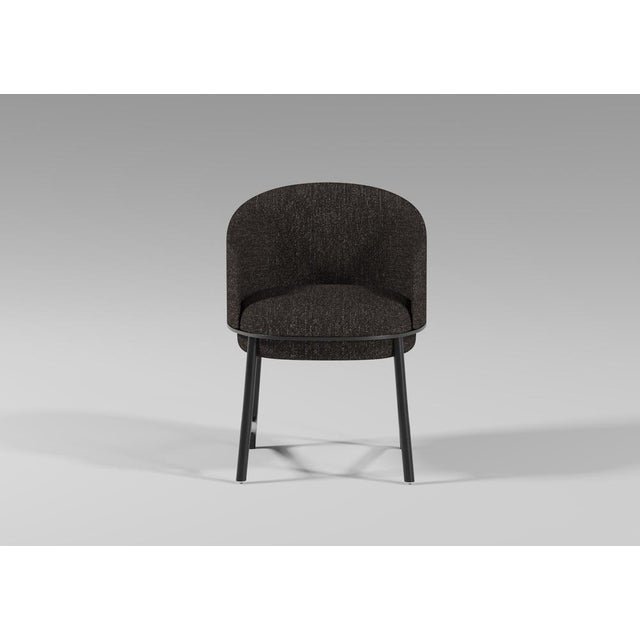 Not Yet Made - Made To Order Gentle Chair in Black Fabric and Black Wood by Javier Gomez For Sale - Image 5 of 5
