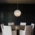 Vintage Aloadecor 3-Light 18'' Brass French Cosatal Glam Chandelier With Natural Capiz Shell Globe Lantern Hanging Light For Sale In Houston - Image 6 of 11