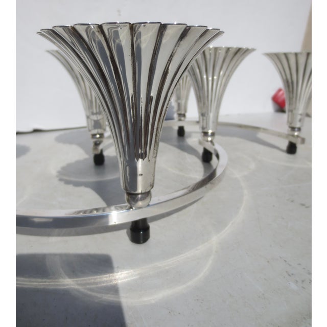 Art Deco Shielfield Silver-Plate Eperene Circa 40s For Sale - Image 3 of 6
