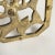 Chinoiserie Brass Candlesticks Asian Character Vintage Brass Candle Holders a Pair For Sale - Image 11 of 13