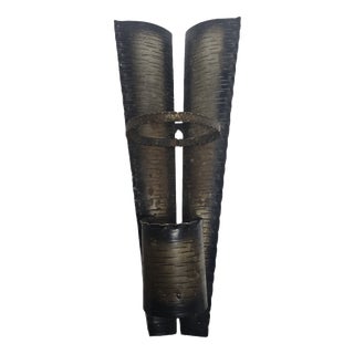 Polish Brutalist Wall Lamp, 1970s For Sale