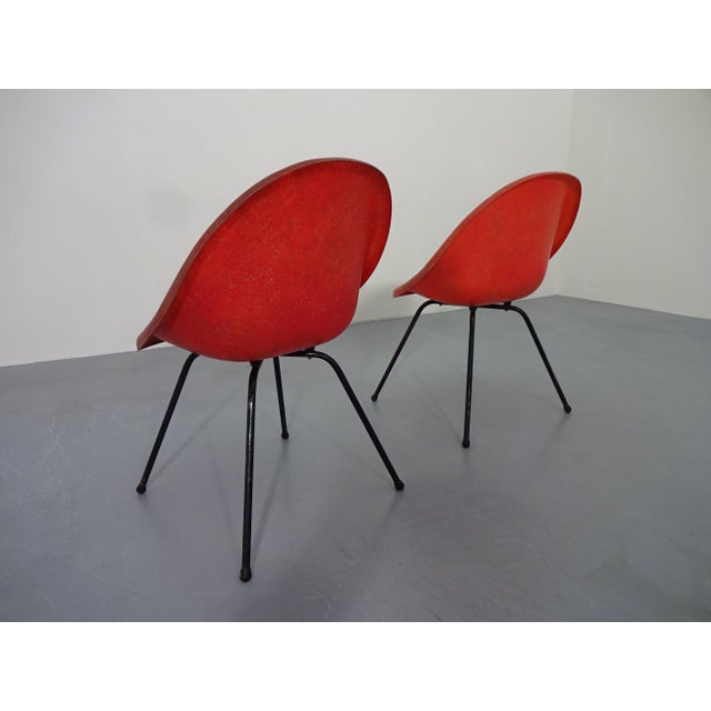Black French Fiberglass Side Chairs, 1960s, Set of 2 For Sale - Image 8 of 17