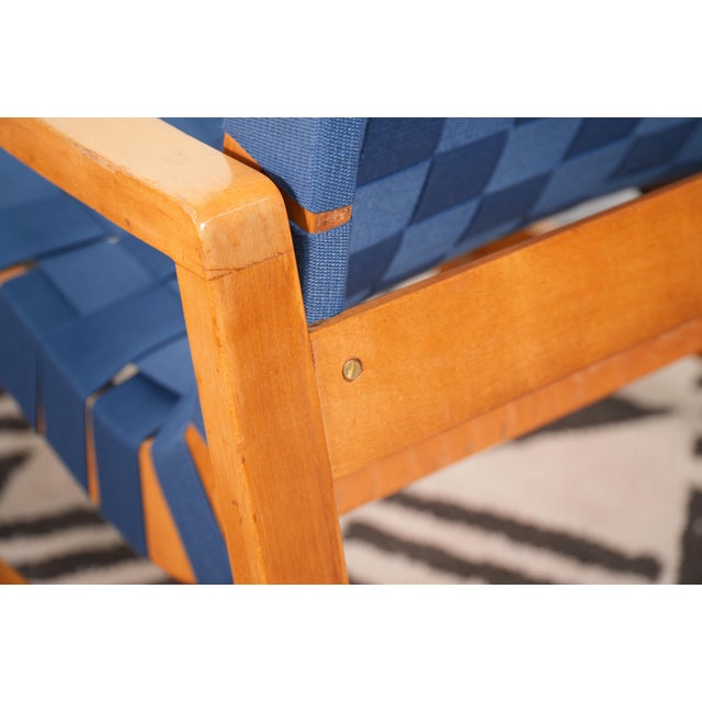 Pair Jens Risom for Knoll 652w Armchairs 1946 For Sale - Image 10 of 10