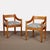 Brown Carimate Armchairs by Vico Magistretti for Cassina, 1960, Set of 2 For Sale - Image 8 of 8