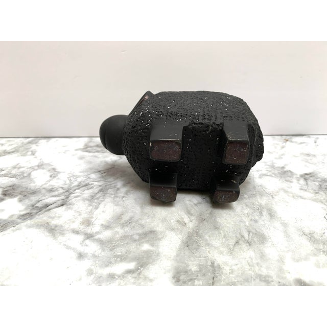 Farmhouse Vintage Whimsical Black Sheep Decor Figure For Sale - Image 3 of 6