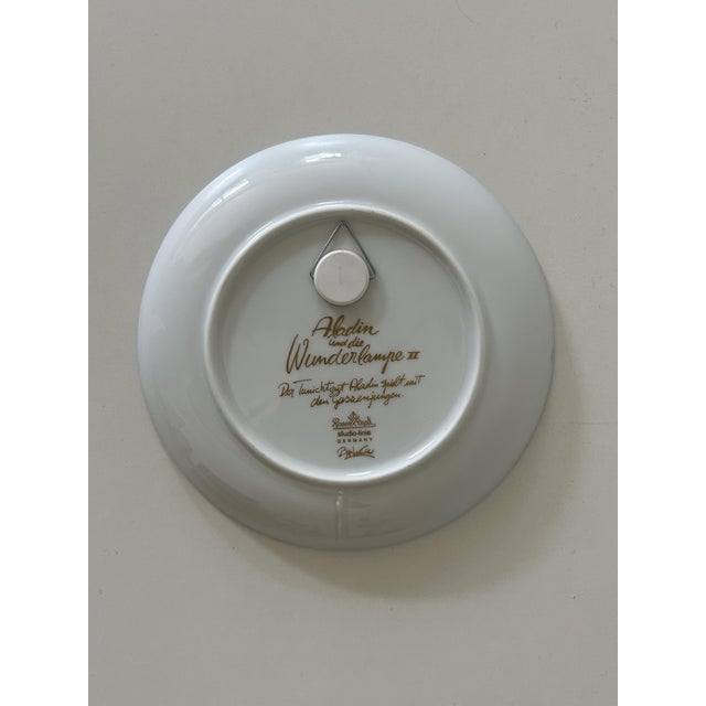 1970s Aladdin Plate No. II by Bjørn Wiinblad for Rosenthal, 1970s For Sale - Image 5 of 6