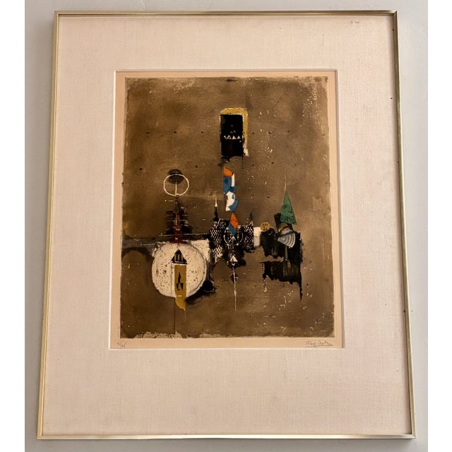 Abstract Johnny Friedlaender Abstract Aquatint Etching c.1970 For Sale - Image 3 of 8