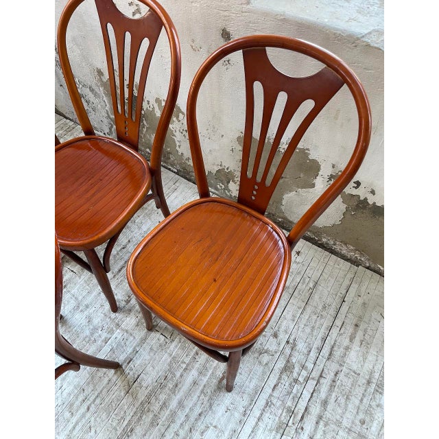 Vintage Bistro Chairs, 1950s, Set of 6 For Sale - Image 15 of 18