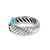 David Yurman David Yurman Sculpted 925 Silver Turquoise Cable Waverly Cuff Bangle Bracelet For Sale - Image 4 of 8