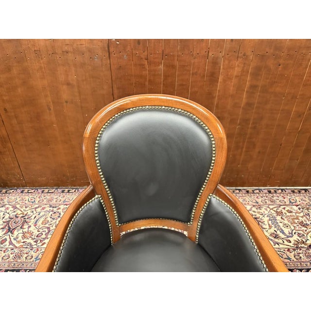 Italian Office Swivel Chair For Sale - Image 5 of 8