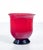 Red Opal Blown Glass Vase from Venini For Sale - Image 3 of 14