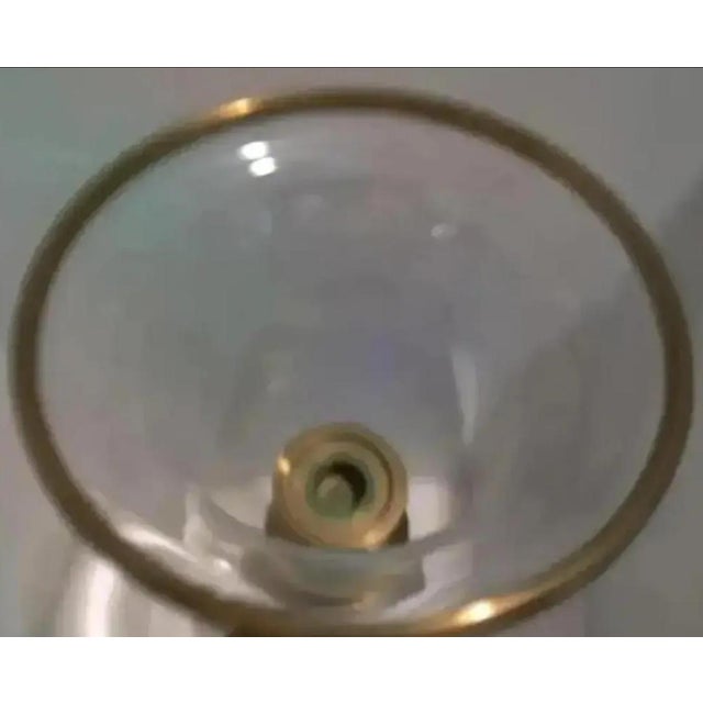 Chapman Manufacturing Company Chapman Faux Horn Hurricane Lamp Candle Holder Circa 1977 For Sale - Image 4 of 6