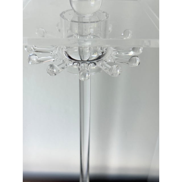Contemporary Postmodern Acrylic Jewelry Caddy Necklace Holder For Sale - Image 3 of 17