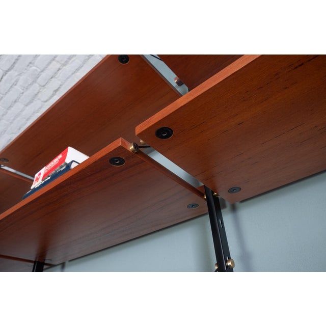 Metal Selex Bookcase from Barovero, 1960s For Sale - Image 7 of 12