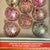 Vintage Glass Christmas Tree Ornaments Made in Romania - Set of 8 in Original Box For Sale - Image 10 of 12