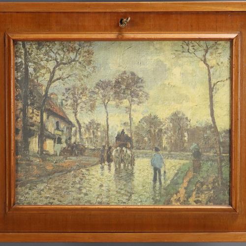 Vintage Bookcase with Drop-Leaf, 1960s For Sale - Image 5 of 11