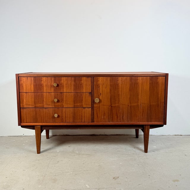 Vintage Scandinavian-Style Mahogany Sideboard, 1970s For Sale - Image 15 of 15