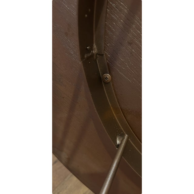 Rare Highly Collectable-Antique “Japan Finish” Industrial Copper Finish Sweetheart Design Ice Cream Parlor Set With Two Chairs For Sale - Image 6 of 18