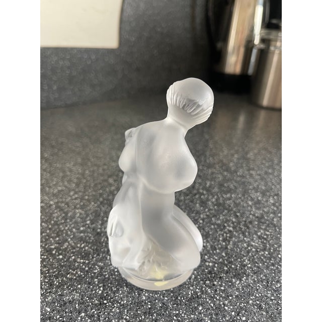 Art Nouveau 1980s Lalique Nude Figure For Sale - Image 3 of 3